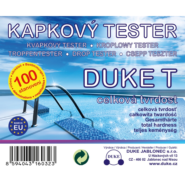 Kvapkový tester DUKE T na tvrdosť