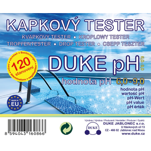 Kvapkový tester DUKE pH 6-9